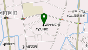 霞ケ城公園の地図画像