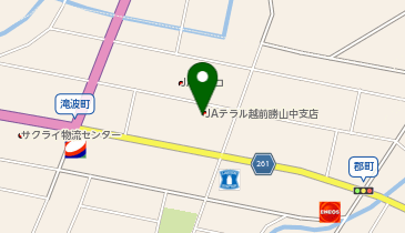 テラル越前農業協同組合勝山ふれあいセンター結婚式場清寿殿の地図画像