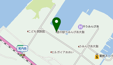 みなとオアシスうみんぴあ大飯の地図画像