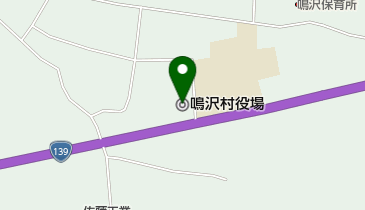 鳴沢村役場の地図画像