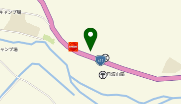 丹波山村役場の地図画像