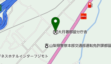 大月警察署都留分庁舎の地図画像