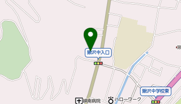 鰍沢税務署の地図画像