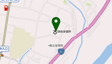 峡南保健福祉事務所の地図画像