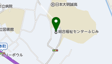 上野原市総合福祉センターふじみの地図画像