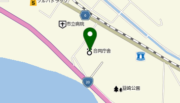 中北保健福祉事務所の地図画像