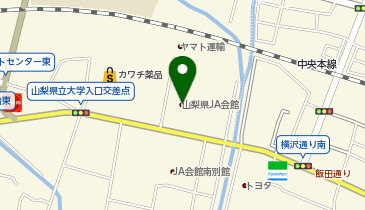 甲府新卒応援ハローワーク(ヤングハローワーク)の地図画像
