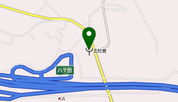 北杜消防署の地図画像