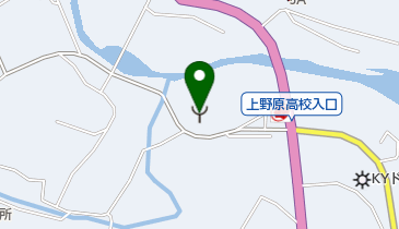 上野原市消防署の地図画像