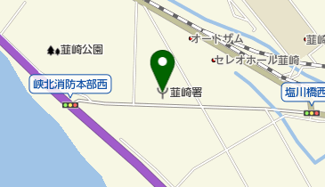 韮崎消防署の地図画像