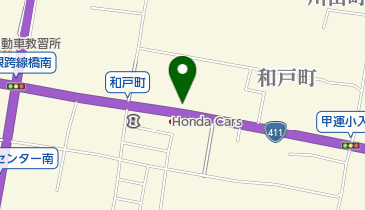 甲府地区消防本部中央消防署東部出張所の地図画像