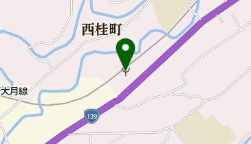 富士吉田消防署西桂分遣所の地図画像