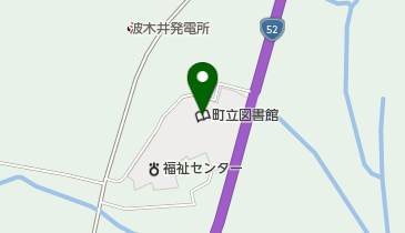 身延町立図書館の地図画像