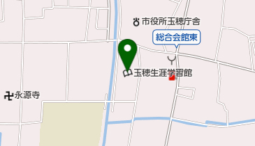 中央市立玉穂生涯学習館の地図画像