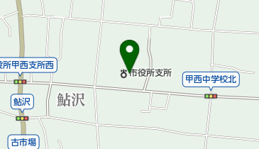 南アルプス市立甲西図書館の地図画像