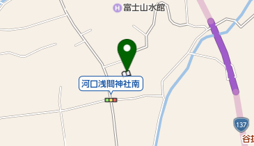 富士河口湖町立図書館河口分館の地図画像
