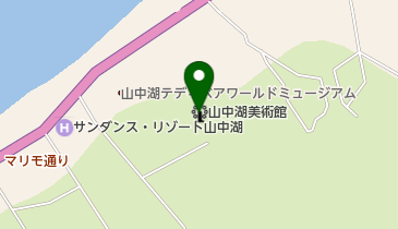 山中湖美術館の地図画像