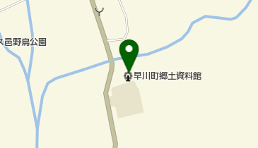 早川町郷土資料館の地図画像