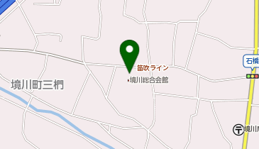 笛吹市境川総合会館の地図画像