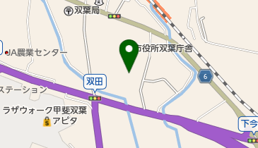 甲斐市双葉ふれあい文化館の地図画像