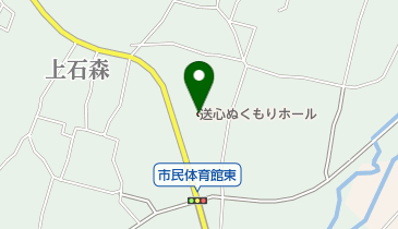送心ぬくもりホールの地図画像