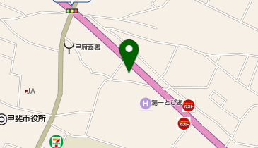 竜王シティホールの地図画像