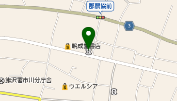 山梨中央銀行市川支店の地図画像