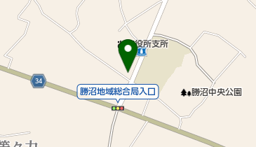 山梨中央銀行勝沼支店の地図画像