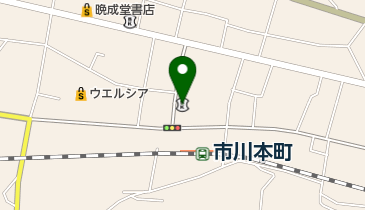 山梨信用金庫市川支店の地図画像