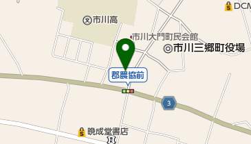JA山梨みらい市川支店の地図画像