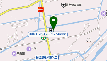 社会医療法人加納岩山梨リハビリテーション病院の地図画像