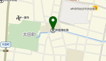 私立甲斐清和高校の地図画像