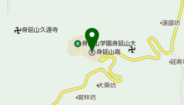 私立身延山高校の地図画像