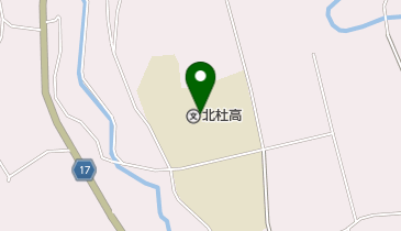山梨県立北杜高校の地図画像