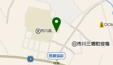 山梨県立青洲高校の地図画像