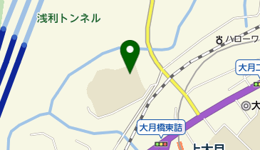 大月市立大月東中学校の地図画像