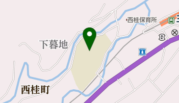 西桂町立西桂中学校の地図画像