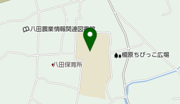 南アルプス市立八田中学校の地図画像