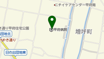 甲府市立城南中学校分校の地図画像