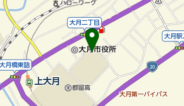 大月市立大月東小学校の地図画像