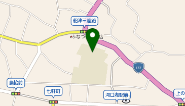 富士河口湖町立船津小学校の地図画像