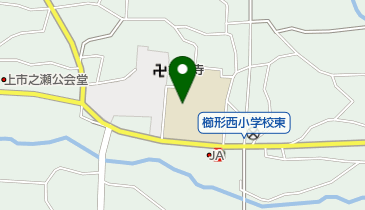 南アルプス市立櫛形西小学校の地図画像