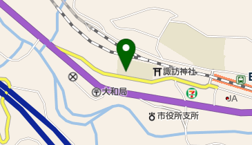 甲州市立大和小学校の地図画像