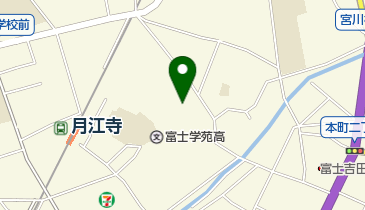 月江寺幼稚園の地図画像