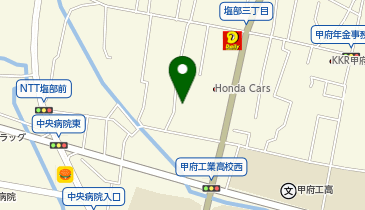 甲府看護専門学校の地図画像