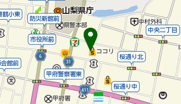 山梨県立宝石美術専門学校の地図画像