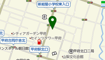 帝京山梨看護専門学校の地図画像
