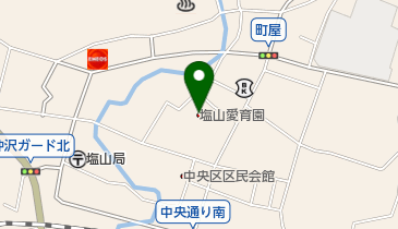認定こども園塩山愛育園の地図画像