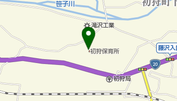 初狩保育所の地図画像