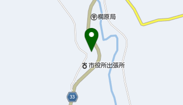 棡原へき地保育所の地図画像